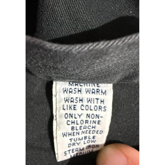 Ralph Lauren Men's Black Long Sleeve Button Down Shirt Purple Pony Size Large - Picture 7 of 12